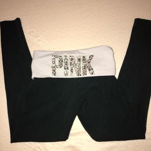 Pink leggings/ yoga pants